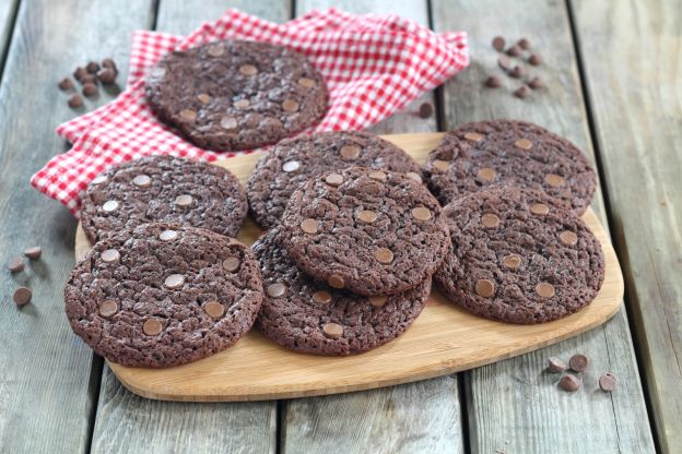 Cookies gigantes de chocolate