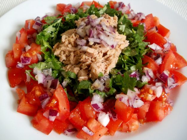 Ensalada fresca de atún