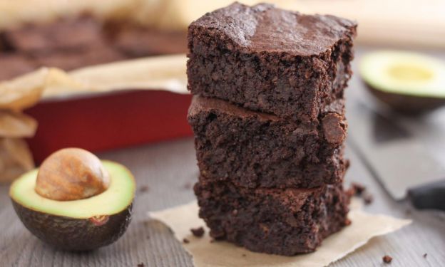 brownies de aguacate