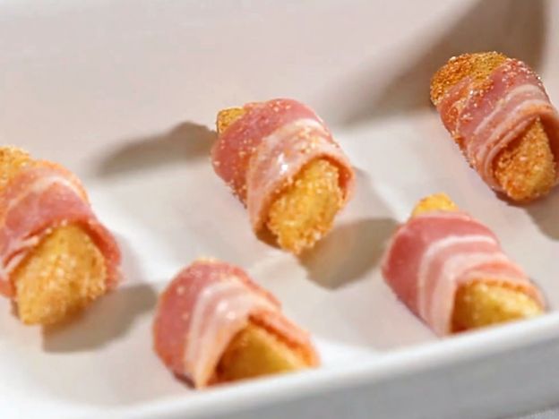 PAQUETITOS DE PATATAS CON BACON