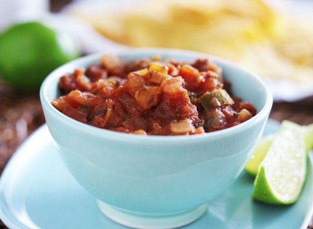 Salsa de tomate para nachos