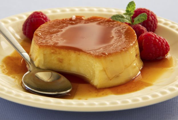 Flan de leche en polvo