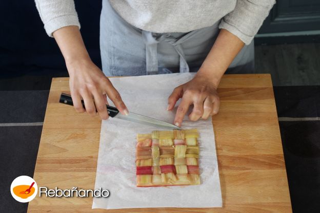 Preparación del tablero de ruibarbo IV