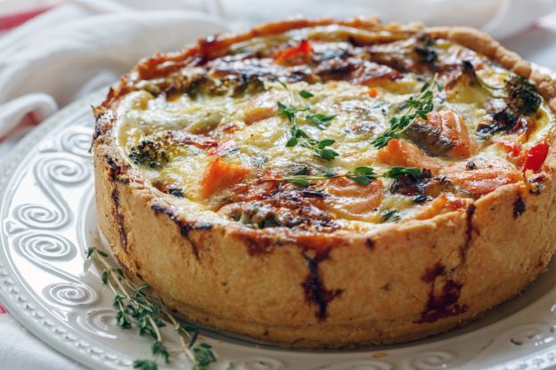 Quiche de salmón