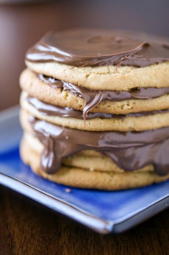 Tarta de cookies con Nutella