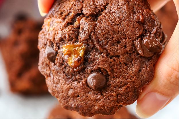 Muffins con chips de chocolate