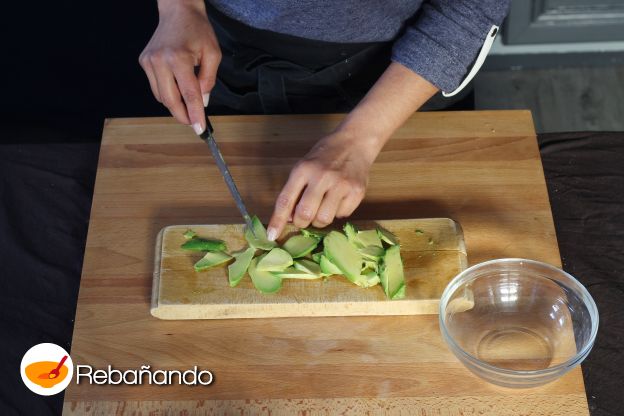 Preparación del aguacate