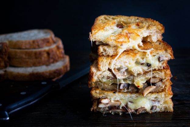 Tostas de champiñones