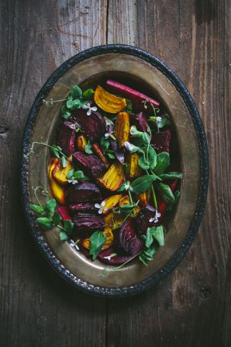 Ensalada de remolacha con naranja