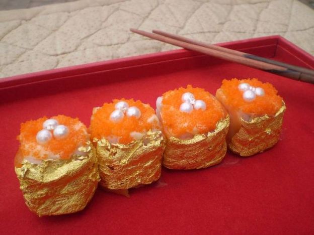 Sushi dorado