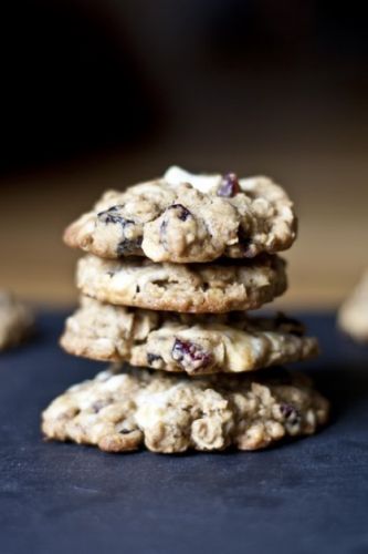 De avena y chocolate blanco