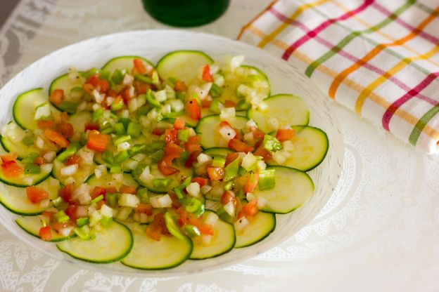 Carpaccio de calabacín