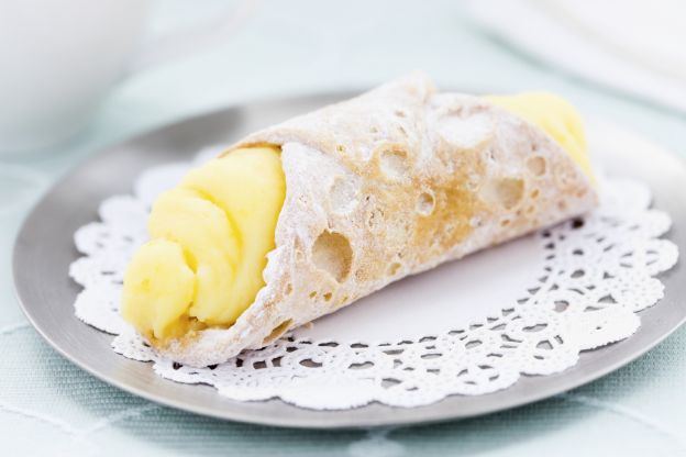 Cannoli de limón