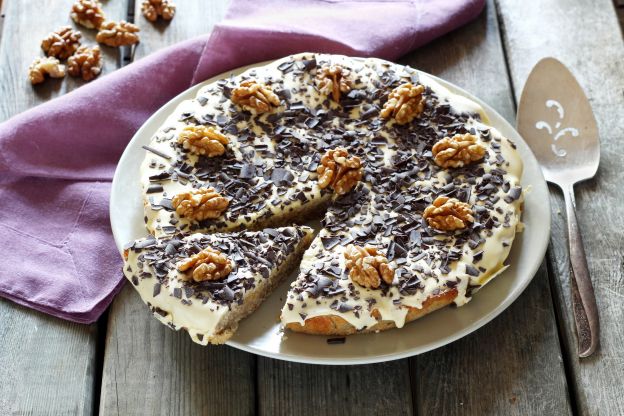 Tarta de chocolate blanco