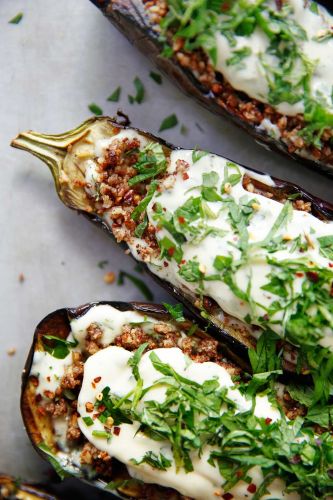 berenjenas rellenas de quinoa