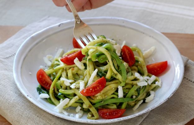 Pasta: cámbiala por espagueti de calabacín