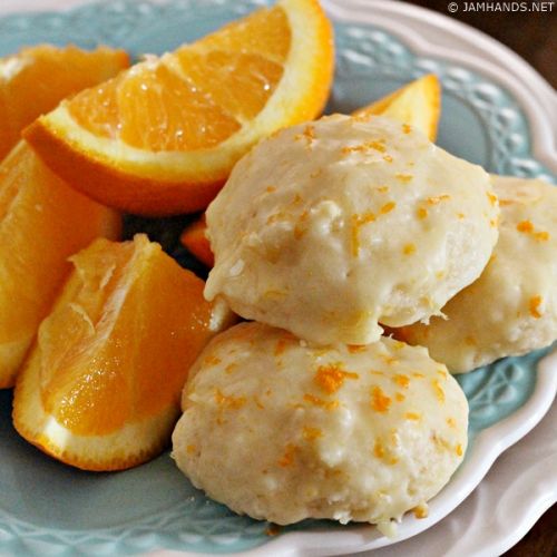 cookies de piña y naranja