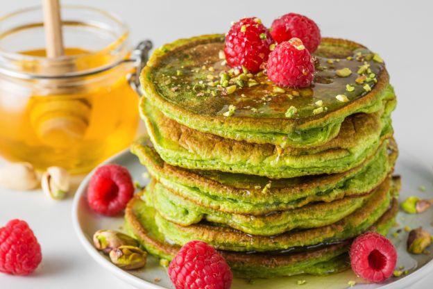 Tortitas de matcha y limón