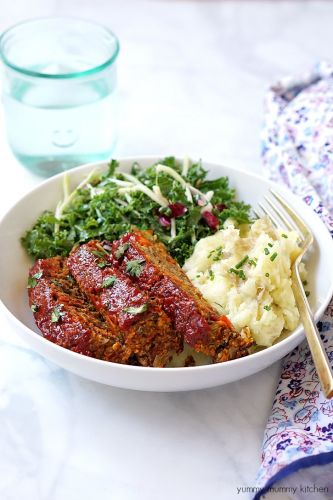 vegan lentil loaf