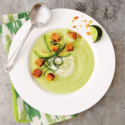 gazpacho de aguacate