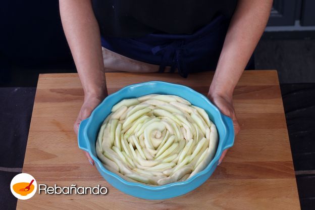 Preparación de la tarta