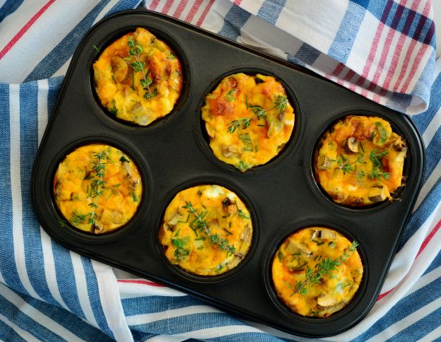 Muffins salados con calabacín