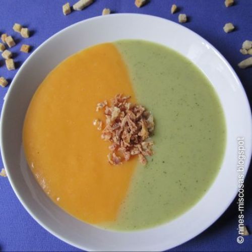 Crema de calabaza y calabacín