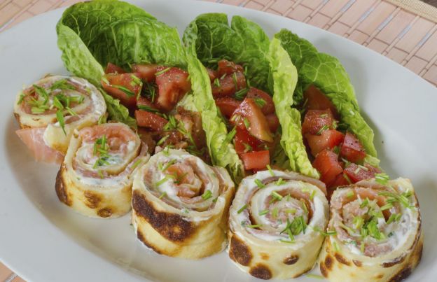 Rollitos de omelette