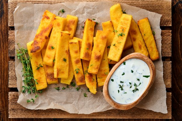 Patatas fritas de polenta