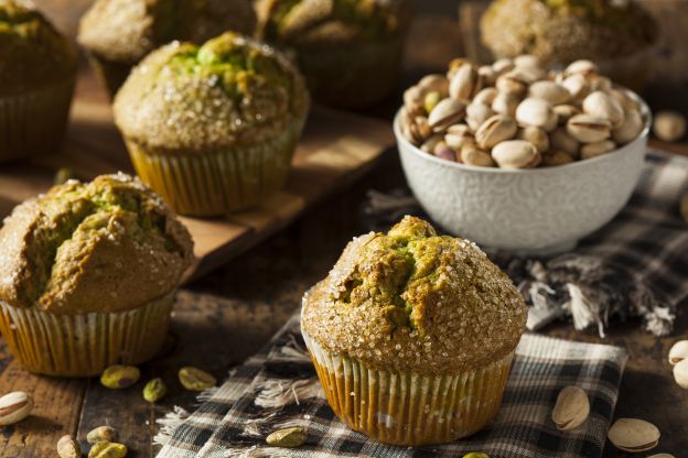 Muffins de pistachos