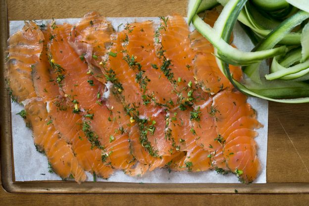 Finlandia: Salmón gravlax