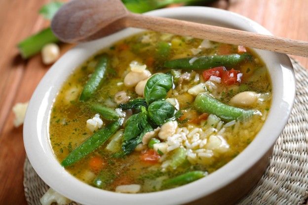 9. Minestrone de verduras