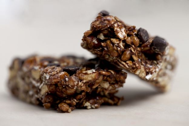 Barritas de energía con quinoa y chocolate