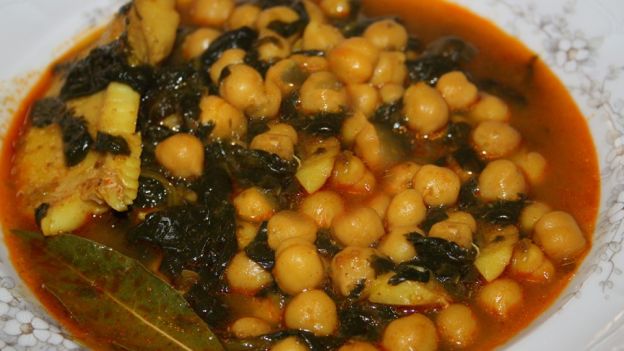 sopa de garbanzos