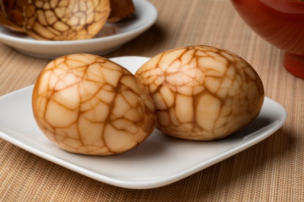 China: Huevos marinados