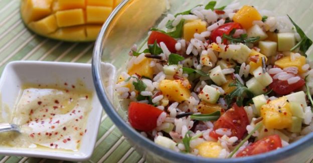 12. ensalada de arroz con mango