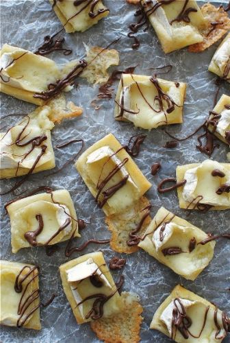 Bocaditos de queso brie y nutella