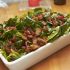 Ensalada de lechuga con bacon