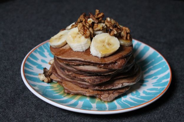 Pancakes rellenos de nutella