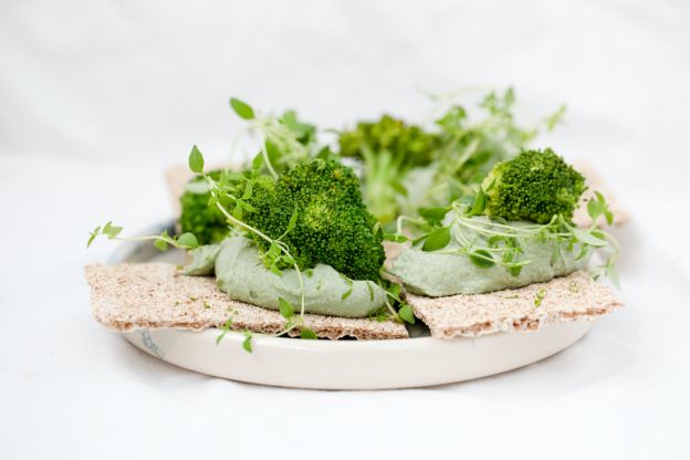 Tostadas de brócoli