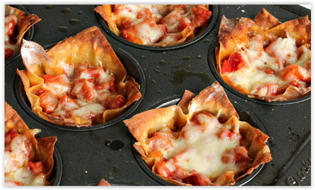 59. Pizza cupcakes