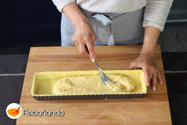 Preparación de la tarta