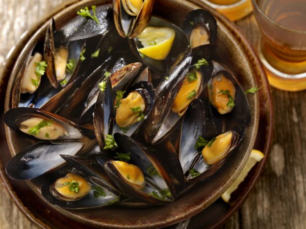 Mejillones franceses a la marinera