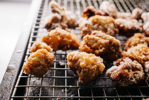 Pollo karaage: pollo frito japonés