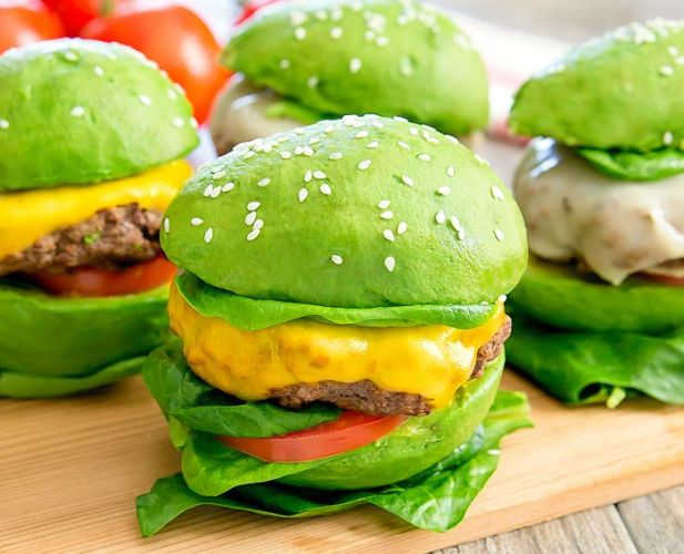 Hamburguesas de aguacate