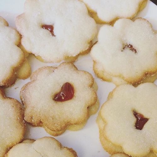 Jammie Dodgers: Galletas de mantequilla inglesas rellenas de mermelada