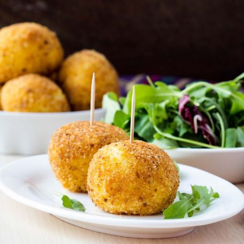 Croquetas de patata al horno