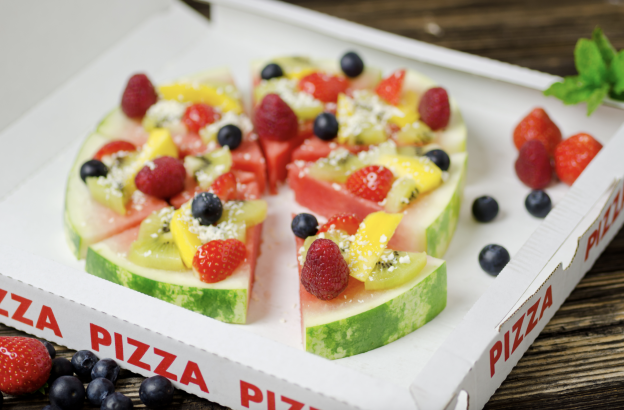 Pizza de frutas