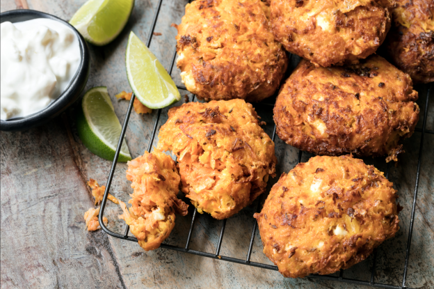 Nuggets de pollo y queso parmesano