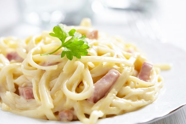 Espaguetis a la carbonara